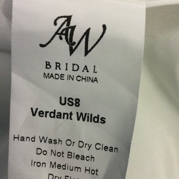 AW BRIDAL 8 M verdant wilds green floral Celia spring party maxi dress B143 - Picture 9 of 9